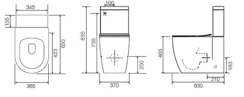 Arcisan Synergii BTW Toilet Suite
