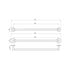 Architectura 300mm Hand Towel Rail