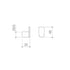Caroma Urbane II Robe Hook