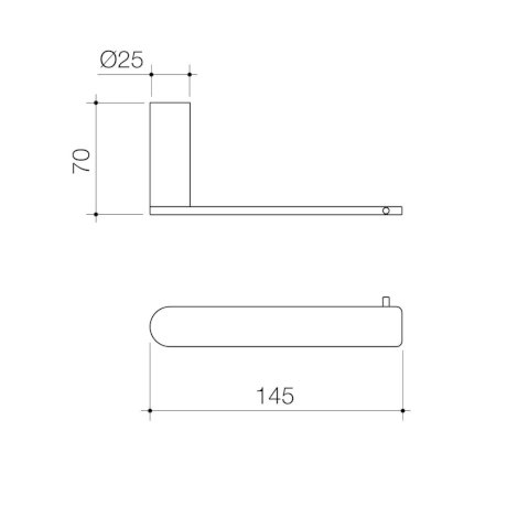 Caroma Urbane II Toilet Roll Holder