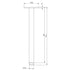 Phoenix Vivid Ceiling Arm 300mm