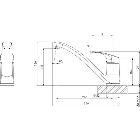 Phoenix Ivy Cast Sink Mixer
