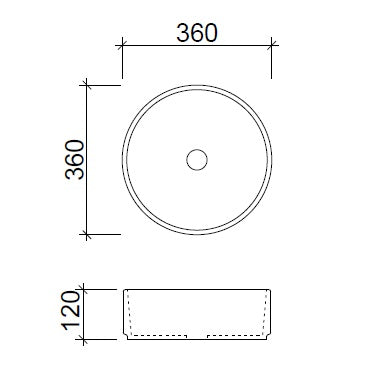Allure Above Counter Basin