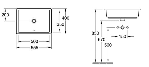 Villeroy & Boch Architectura Undercounter Basin