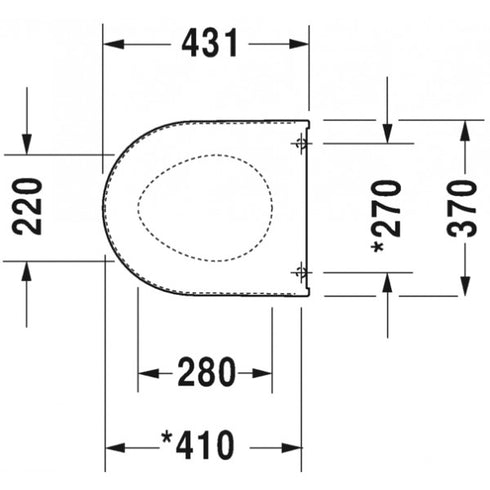 Duravit Starck 3 Soft Close Seat