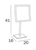 Inda Square Magnifying Mirror Freestanding
