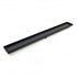 Matte Black Linear Tile Insert Shower Grate 800mm