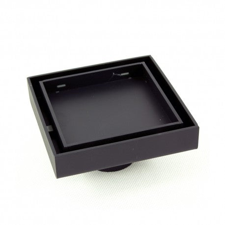 Radiant Matte Black Tile Insert Floor Waste