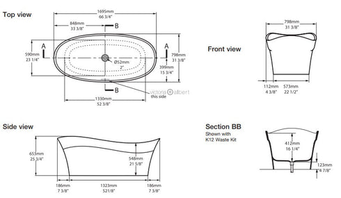 Victoria + Albert Pescadero Bath