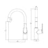 Villeroy & Boch Architectura Gooseneck Pull Out Kitchen Mixer