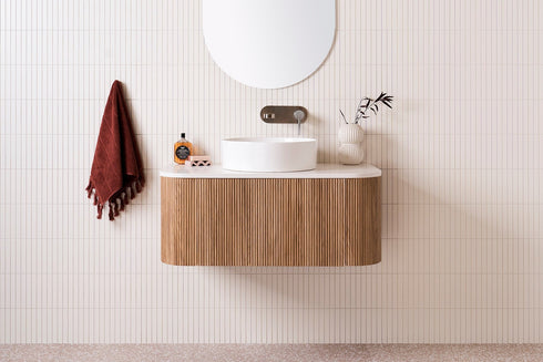 ADP Waverley Curved Wall Hung 750mm Vanity Cabinet