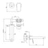 Zucchetti Nikko Wall Basin Mixer 180mm Spout