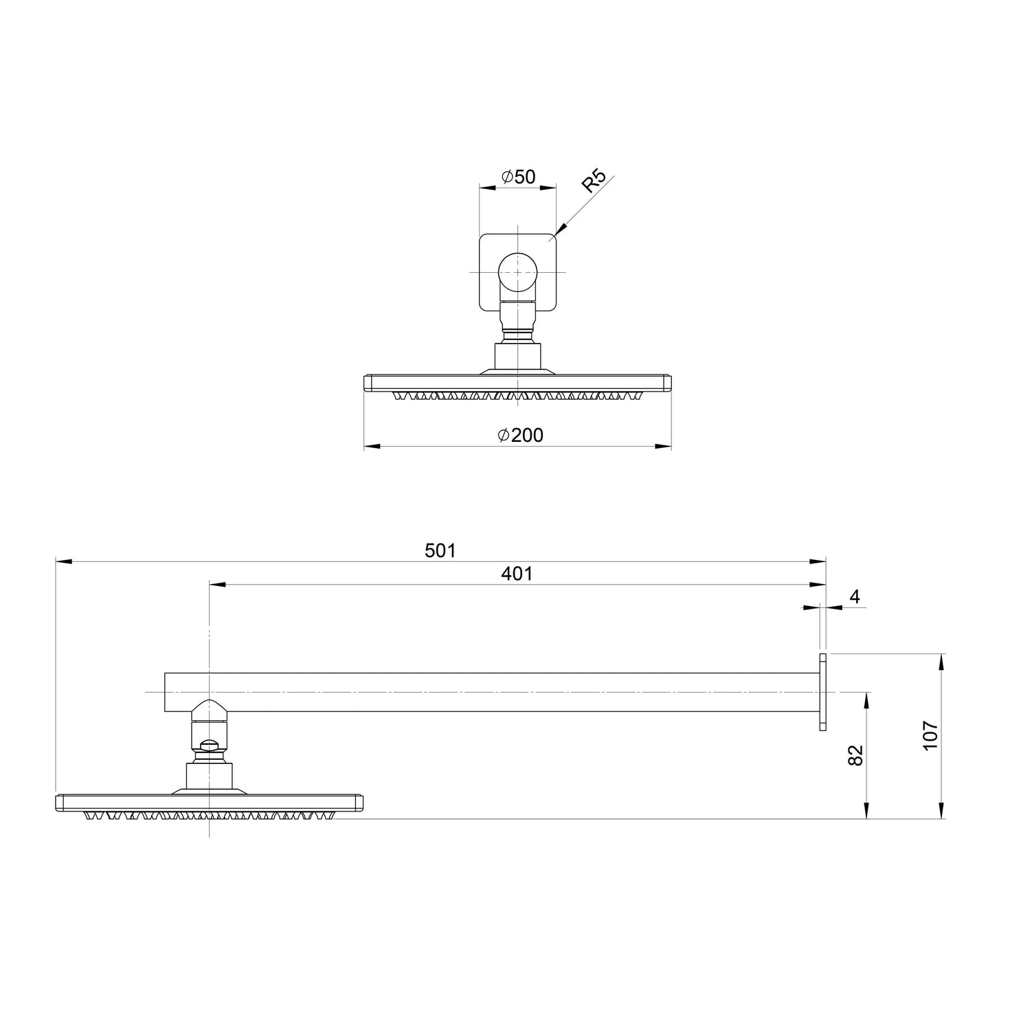 Phoenix Enviro316S Wall Shower