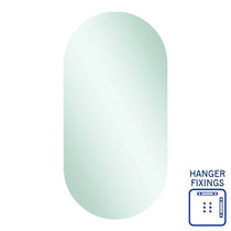 Pill Shape Polished Edge Mirror DP5010HN