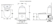 Johnson Suisse Egg Junior II Back To Wall Toilet
