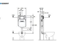 Fienza Aluca Wall Face Package with Geberit Inwall Cistern
