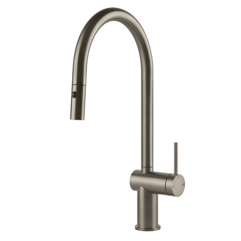 Gessi Inedito Goose Neck Pull Out Spray Mixer