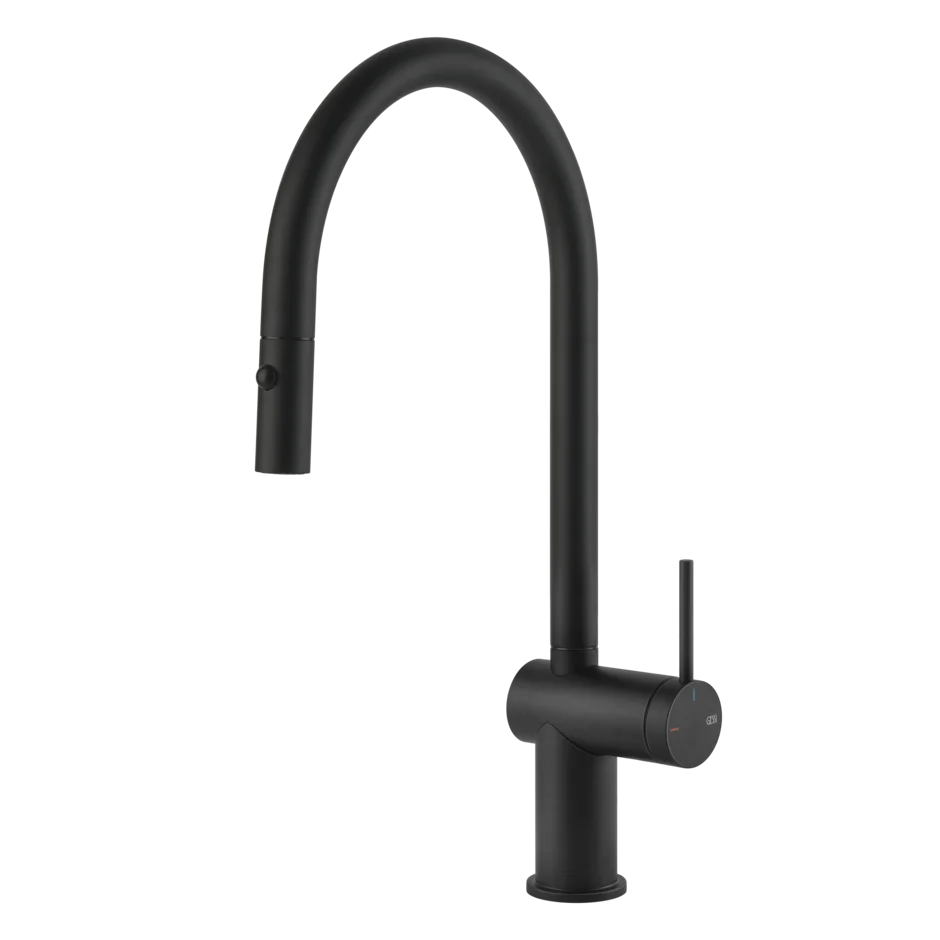 Gessi Inedito Goose Neck Pull Out Spray Mixer