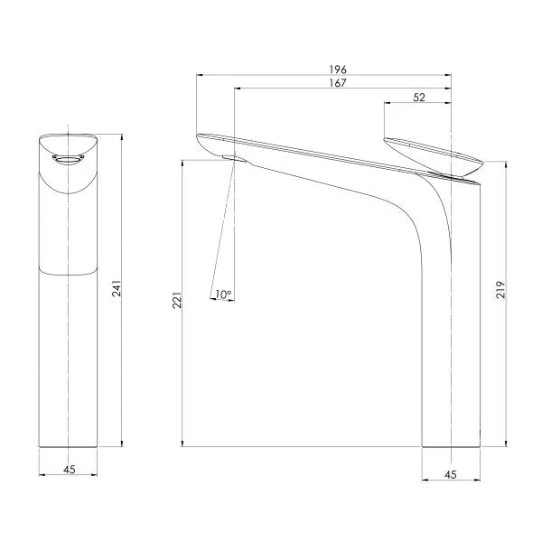 Phoenix Nuage Vessel Basin Mixer