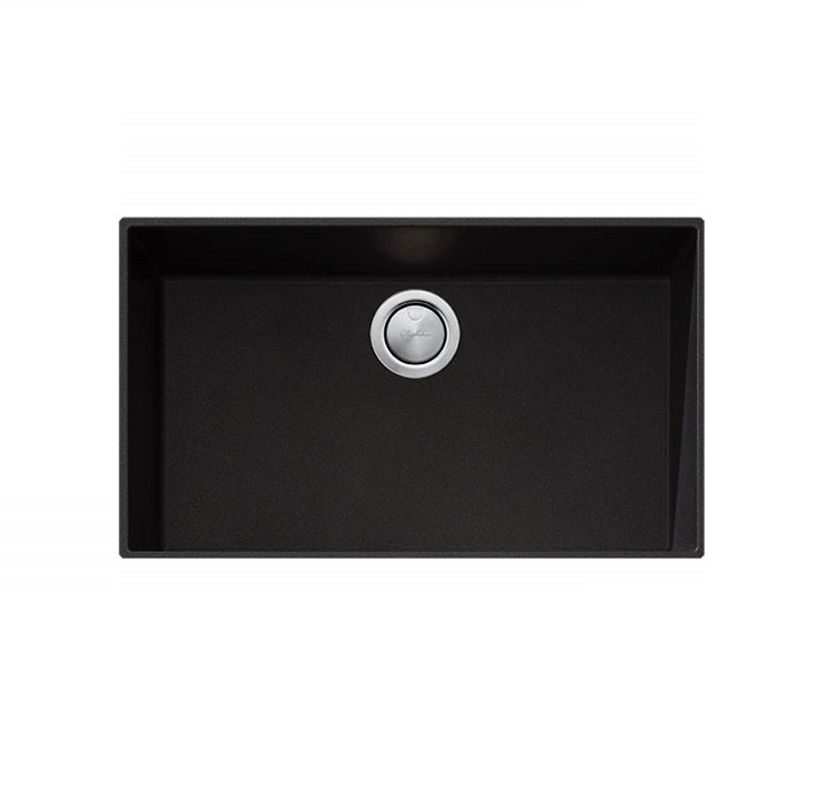Oliveri Santorini Black Mega Bowl Undermount Sink