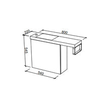 Timberline Oscar 800 Top 540 Cabinet Wall Hung Vanity