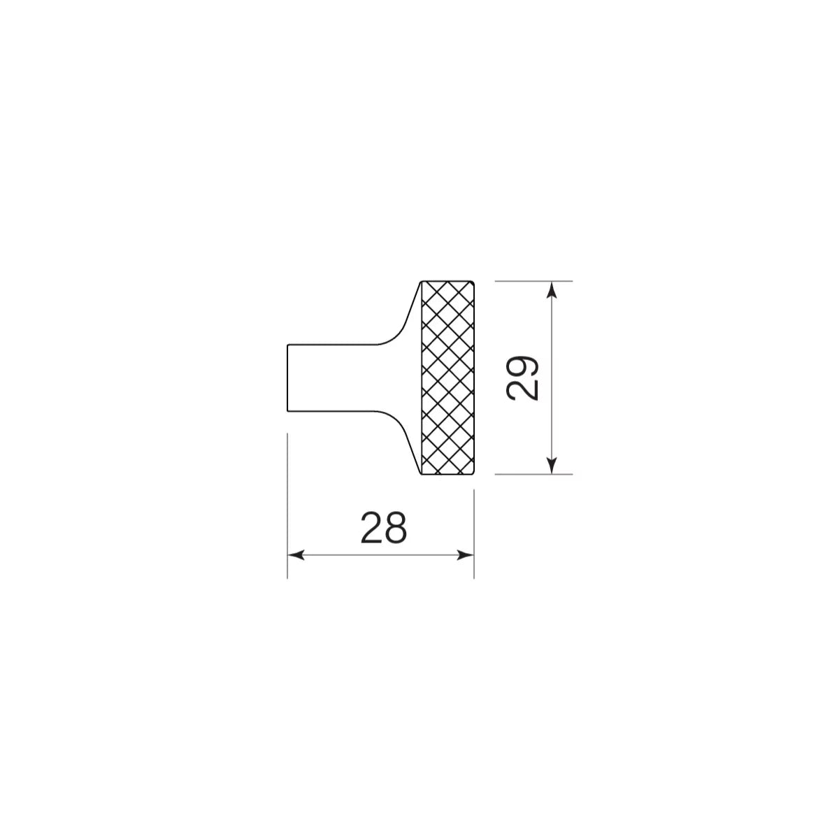 Round Pull 29 Knurl By Faucet Strommen
