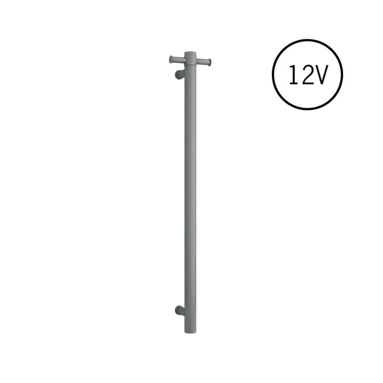 Thermorail VS900HGM Gunmetal Vertical Heated Rail