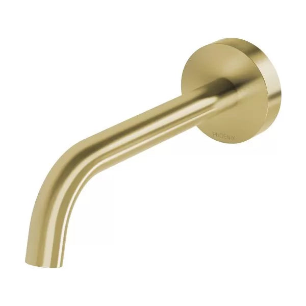 Phoenix Slimline Plus Wall Spout 180mm with 60mm Backplate