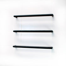 Radiant Low Voltage Single Round Bar 650mm Matt Black