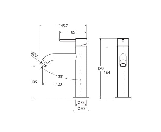 Fienza Kaya Basin Mixer