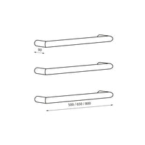 Radiant Low Voltage Single Round Bar 650mm Champagne