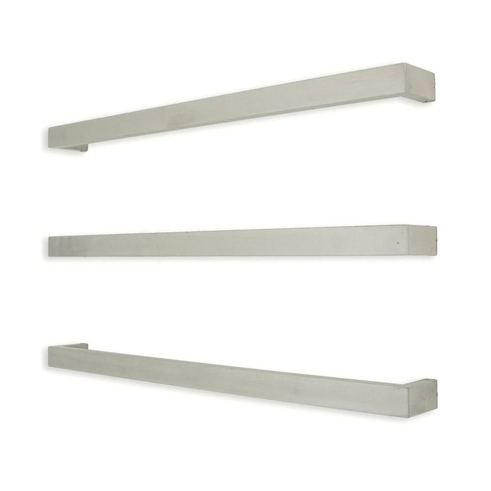 Radiant Low Voltage Single Square Bar 800mm Mirror Polished