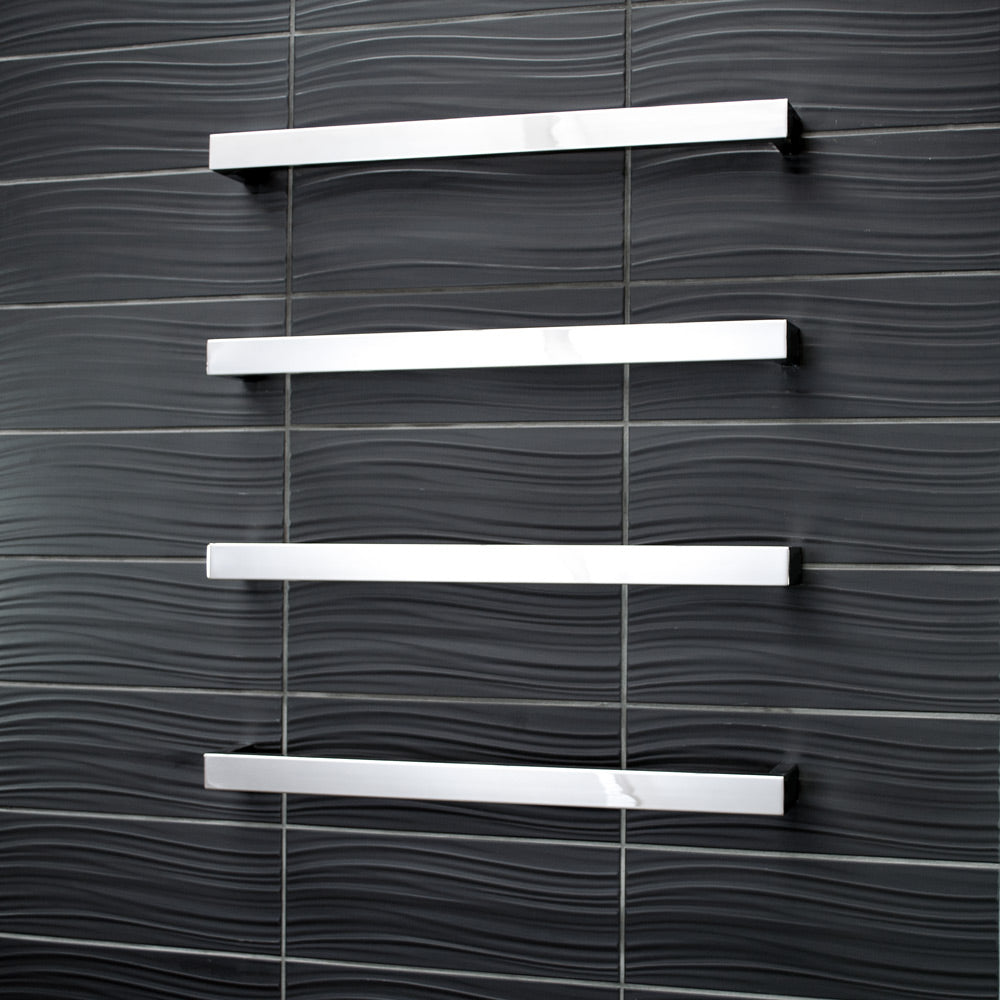 Radiant Low Voltage Single Square Bar 500mm Mirror Polished