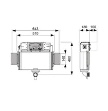 Tece Low Level Pedestal Cistern