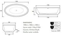 Apaiser Zen Oval Freestanding Bath