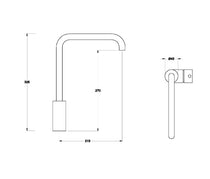 Brodware City Stik Squareline Sink Mixer