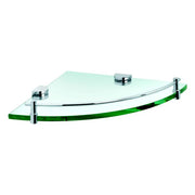 Conserv Corner Glass Shelf with Barrier