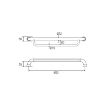 Conserv Grab Rail with Towel Rail