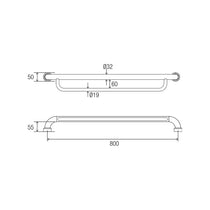 Conserv Grab Rail with Towel Rail