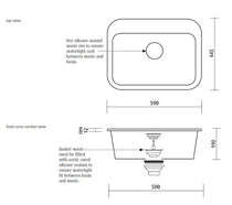 Seima Eva 600 Ceramic Laundry Tub