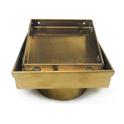 Radiant Brushed Gold Tile Insert Floor Waste