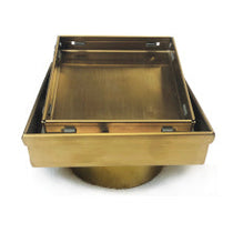Radiant Brushed Gold Tile Insert Floor Waste