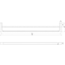 Phoenix Gloss 800mm Double Towel Rail