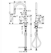 Hansgrohe Talis M54 Pullout Mixer