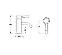 Brodware Manhattan Basin Mixer