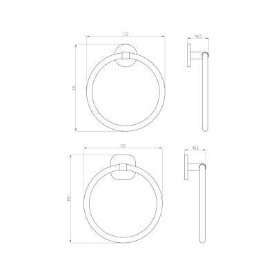 Architectura Towel Ring