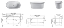 Dado Julia Freestanding Bath
