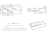 Studio Bagno Spy 55 Wall Basin